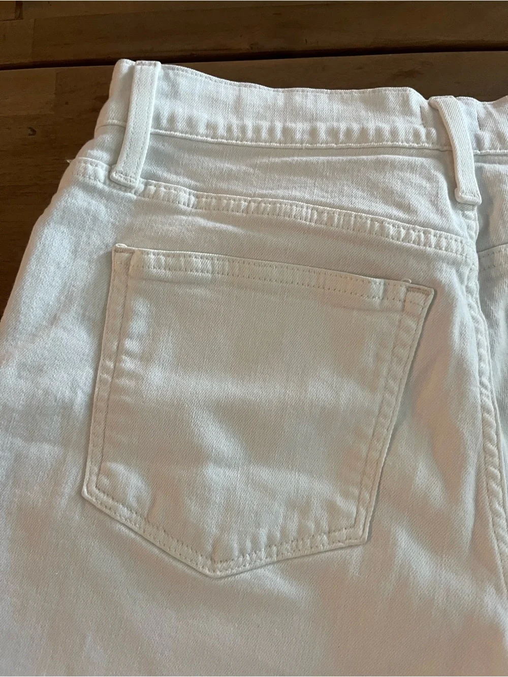 J. Crew White Denim Jean Shorts